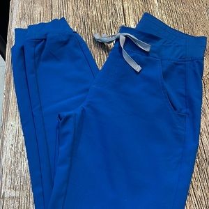 Figs Zamora royal blue scrub pant